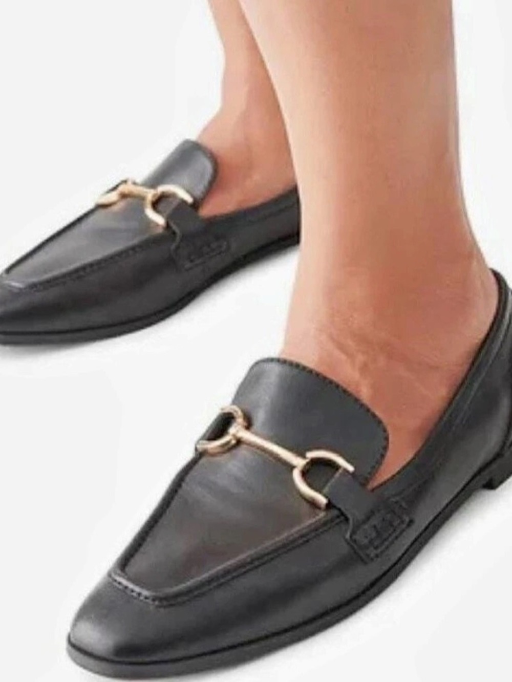 Quince Italian Leather Horsebit Loafer Black